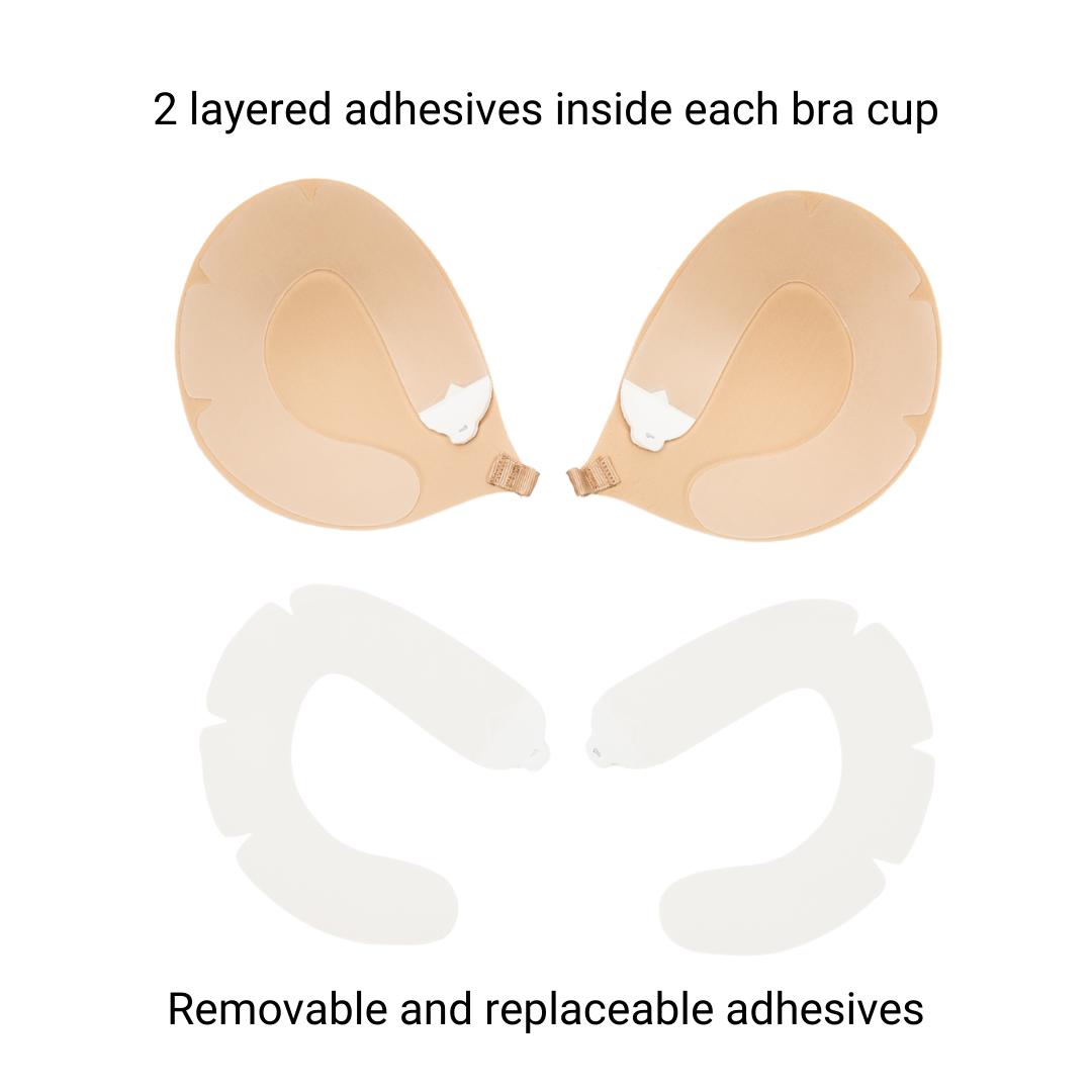 Perkies Sticky Bra (comes with two adhesive sets inside bra)-BACK IN STOCK