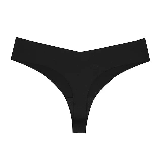 Perkies seamless panties - thong in black