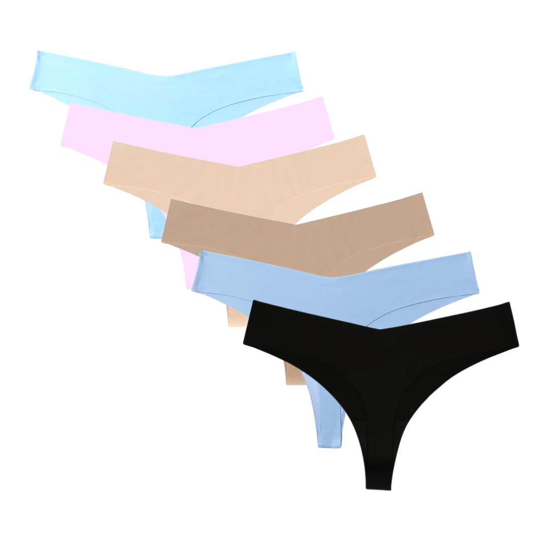 Perkies Seamless Panties: Thongs (mid-rise)