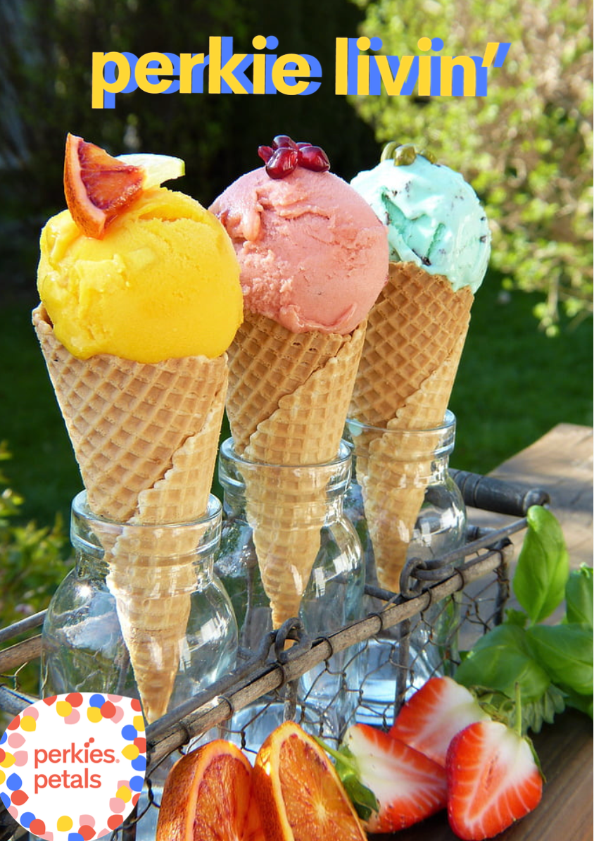 Happy National Ice Cream Day From Perkies to You🩵