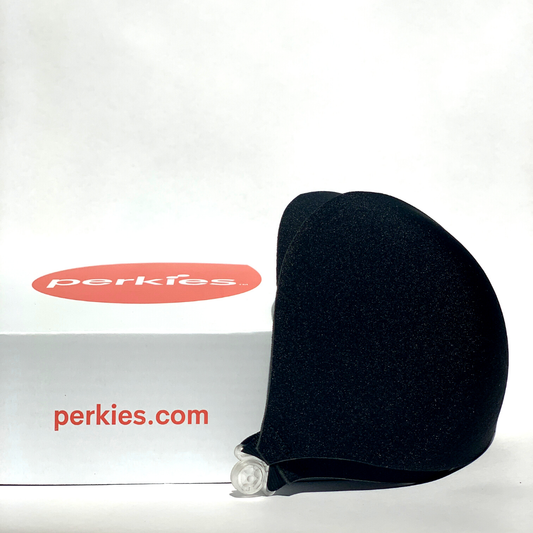 Black sticky bra with Perkies box